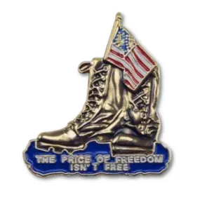 Freedom Isn't Free Lapel Pin