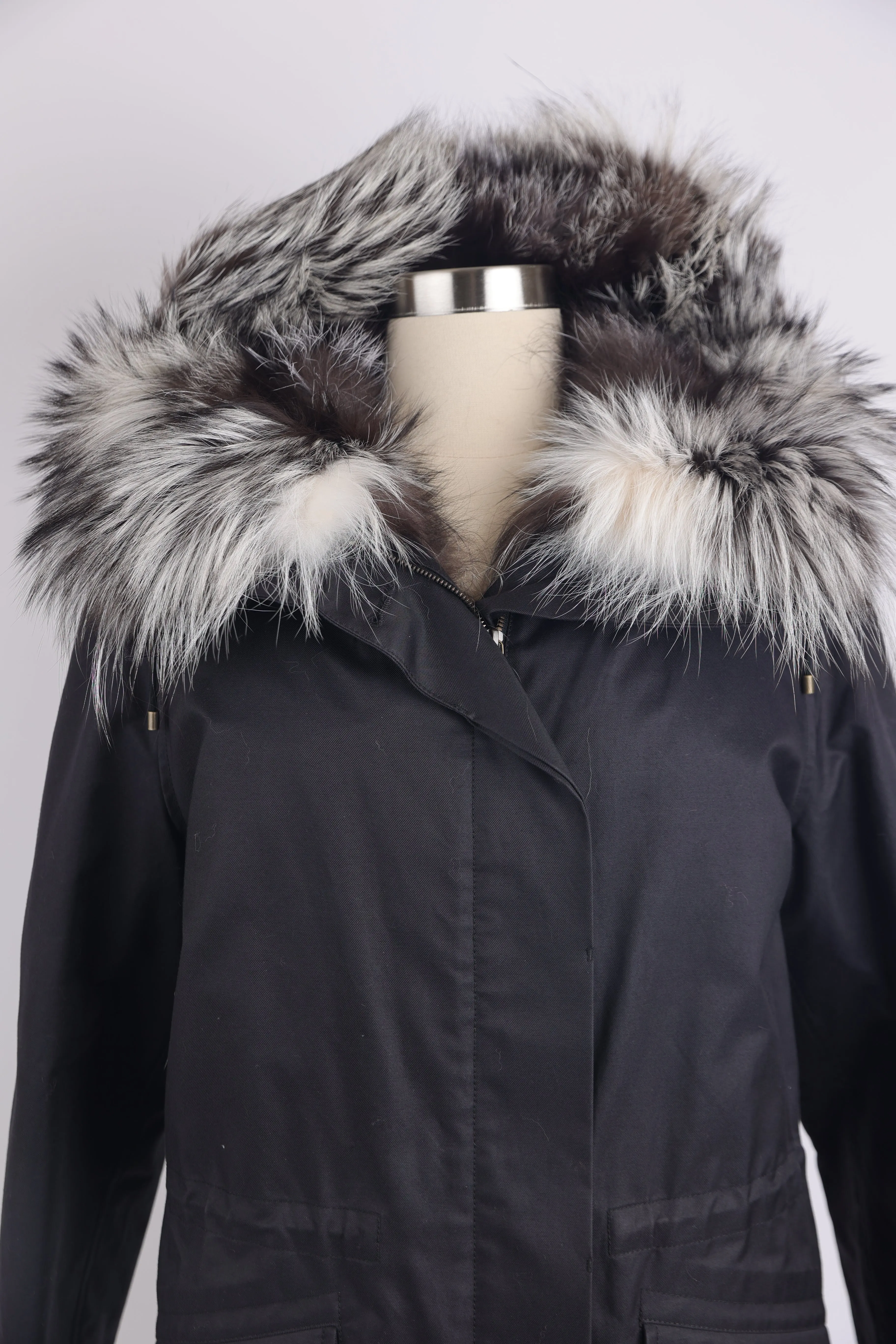 Fur Lined Cotton Parka