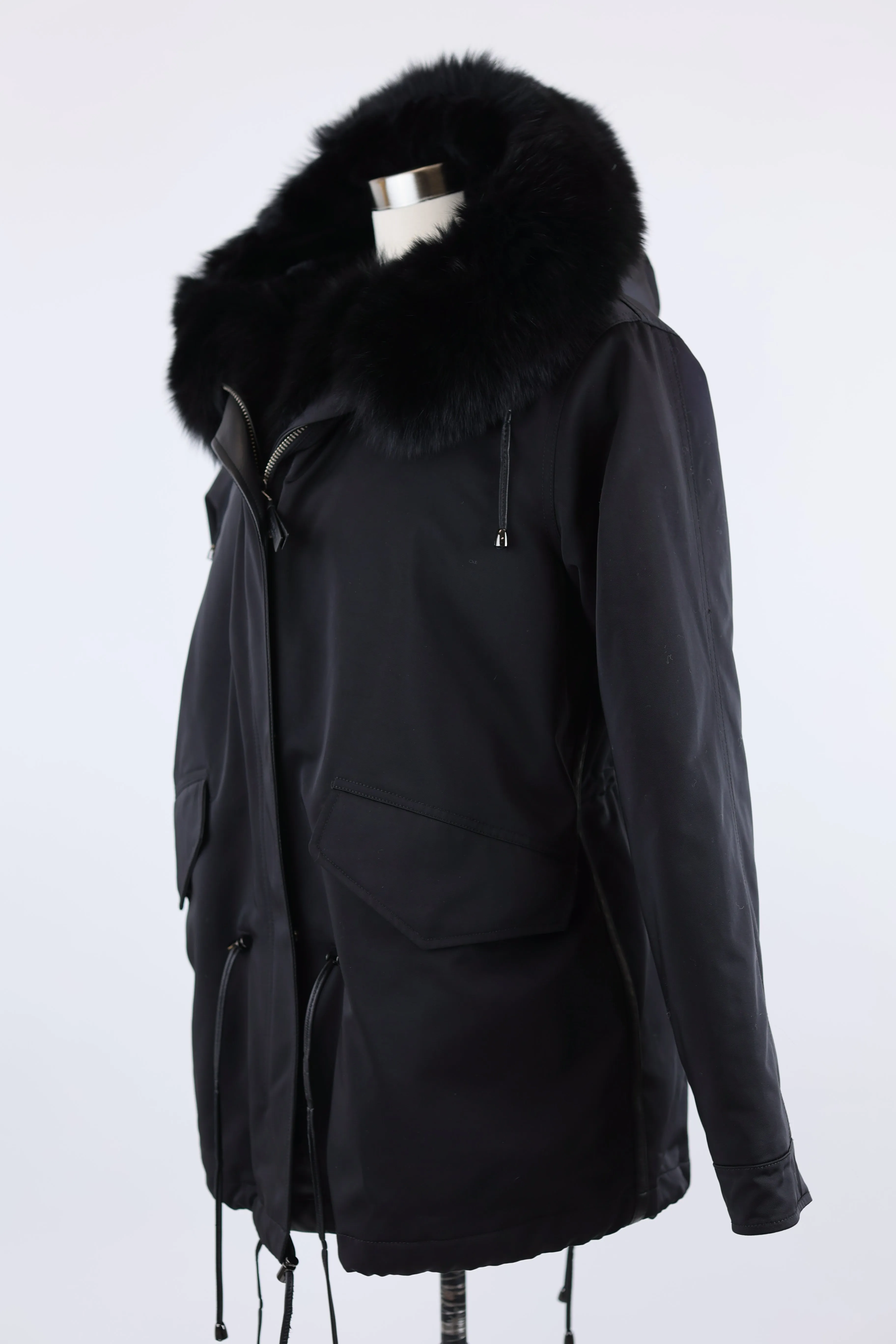 Fur Lined Parka W Fur Hood