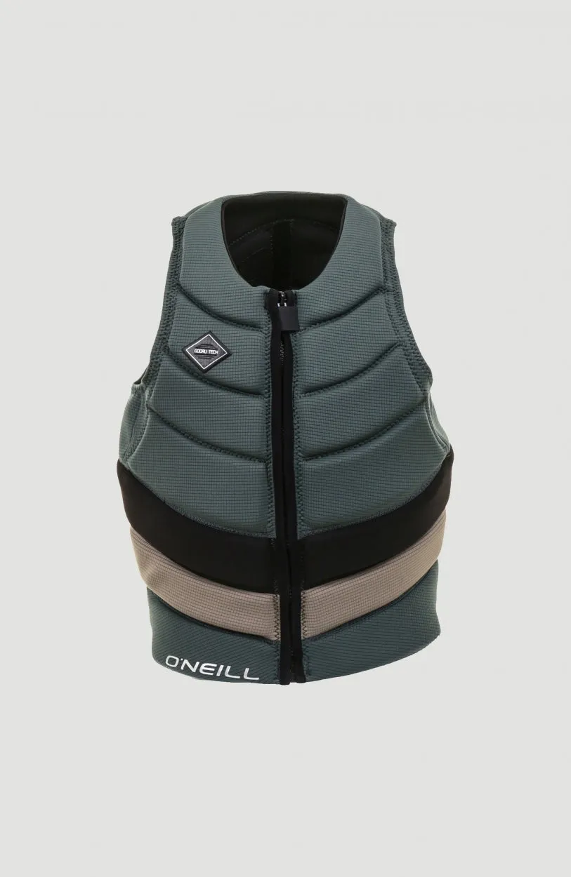 Gooru Tech Front Zip Competition Vest | Green