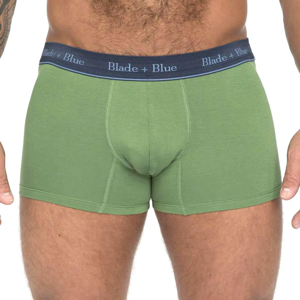 Grassy Green Trunk Underwear - Made In USA