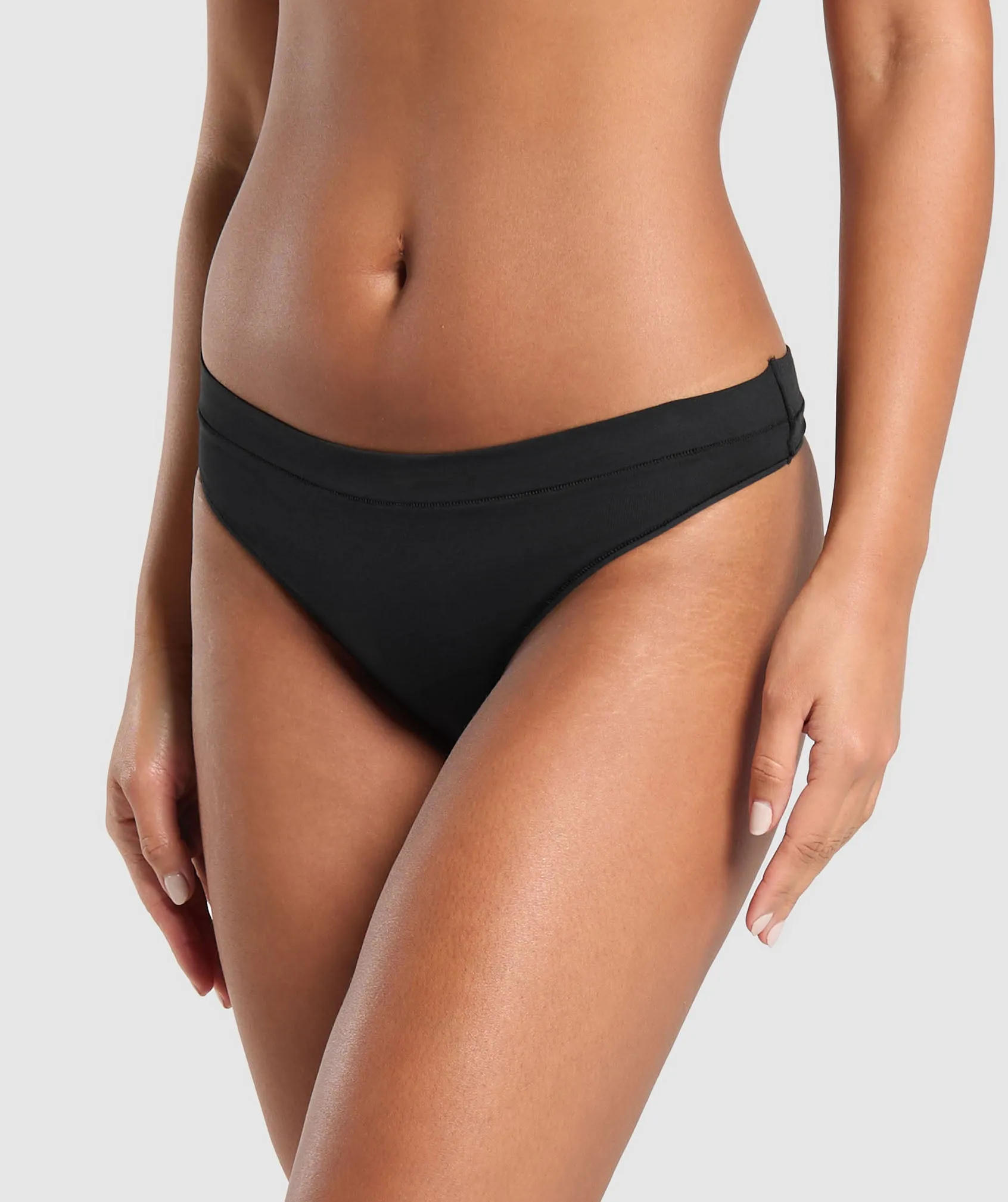 Gymshark 3pk Thong - Black