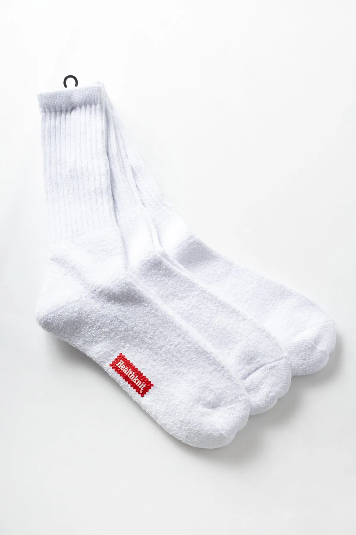 Healthknit - 3 Pack Crew Socks - White