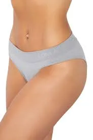 Heather Low Hide Thong Rib