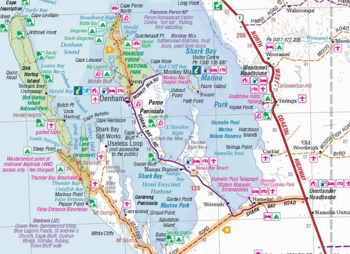 Hema Mid West Western Australia Map 4th Edition