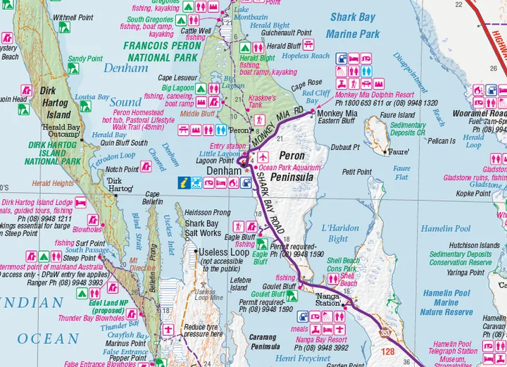 Hema Mid West Western Australia Map 4th Edition