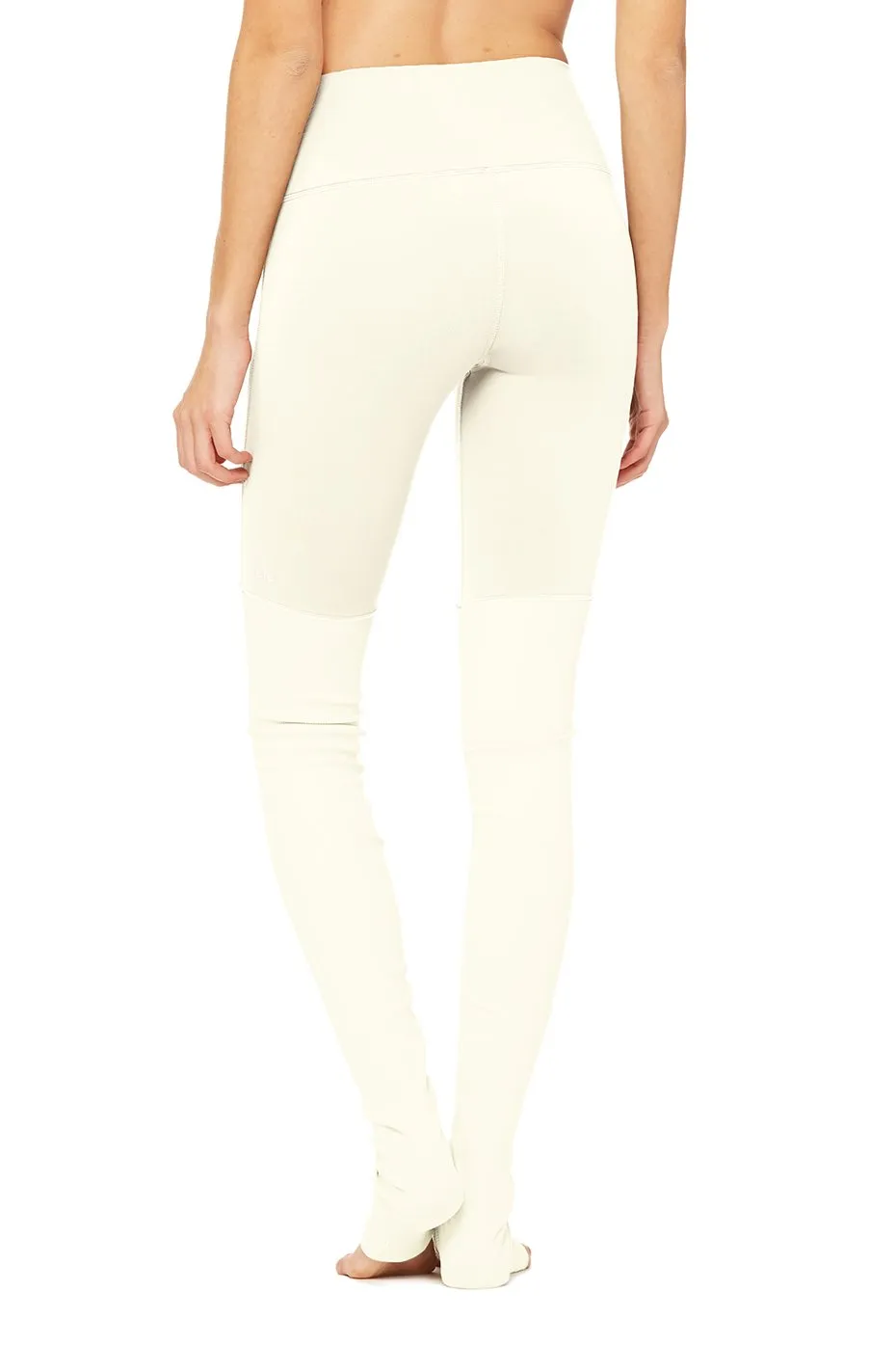 High-Waist Goddess Legging - Pristine/Pristine