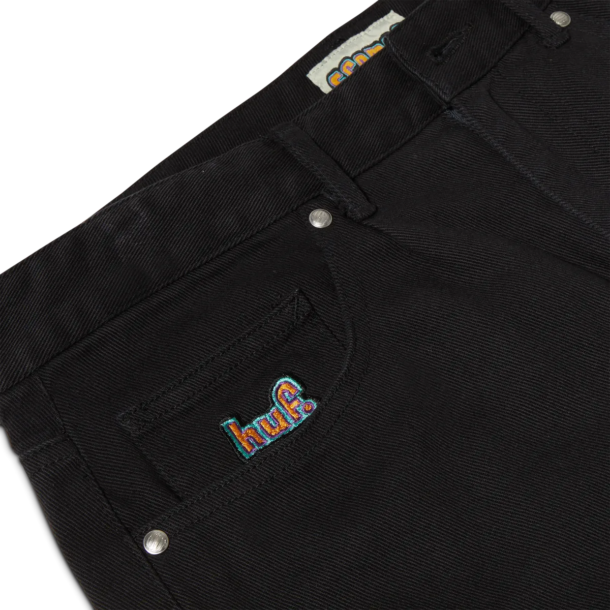 HUF CROMER SIGNATURE PANT BLACK