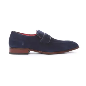 Jeffery West Soprano Shoe in Navy Suede