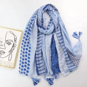 JY220644 ethnic style printed scarf