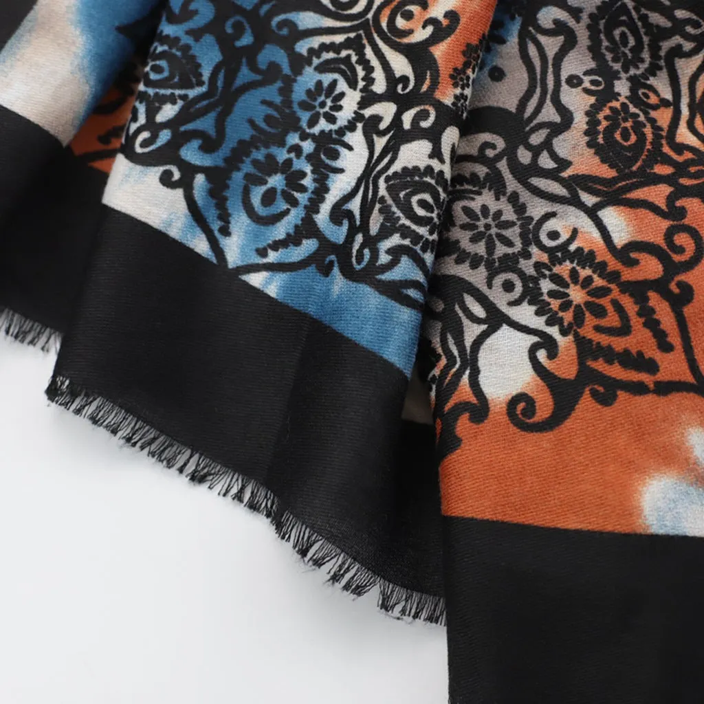 JY230228 printed scarf