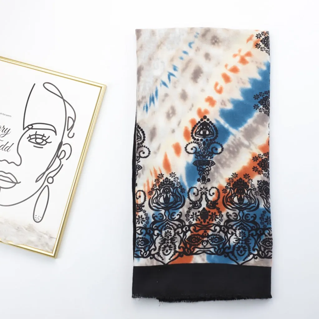 JY230228 printed scarf