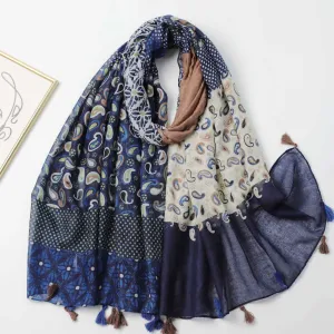 JY240619  Tadpole print scarf