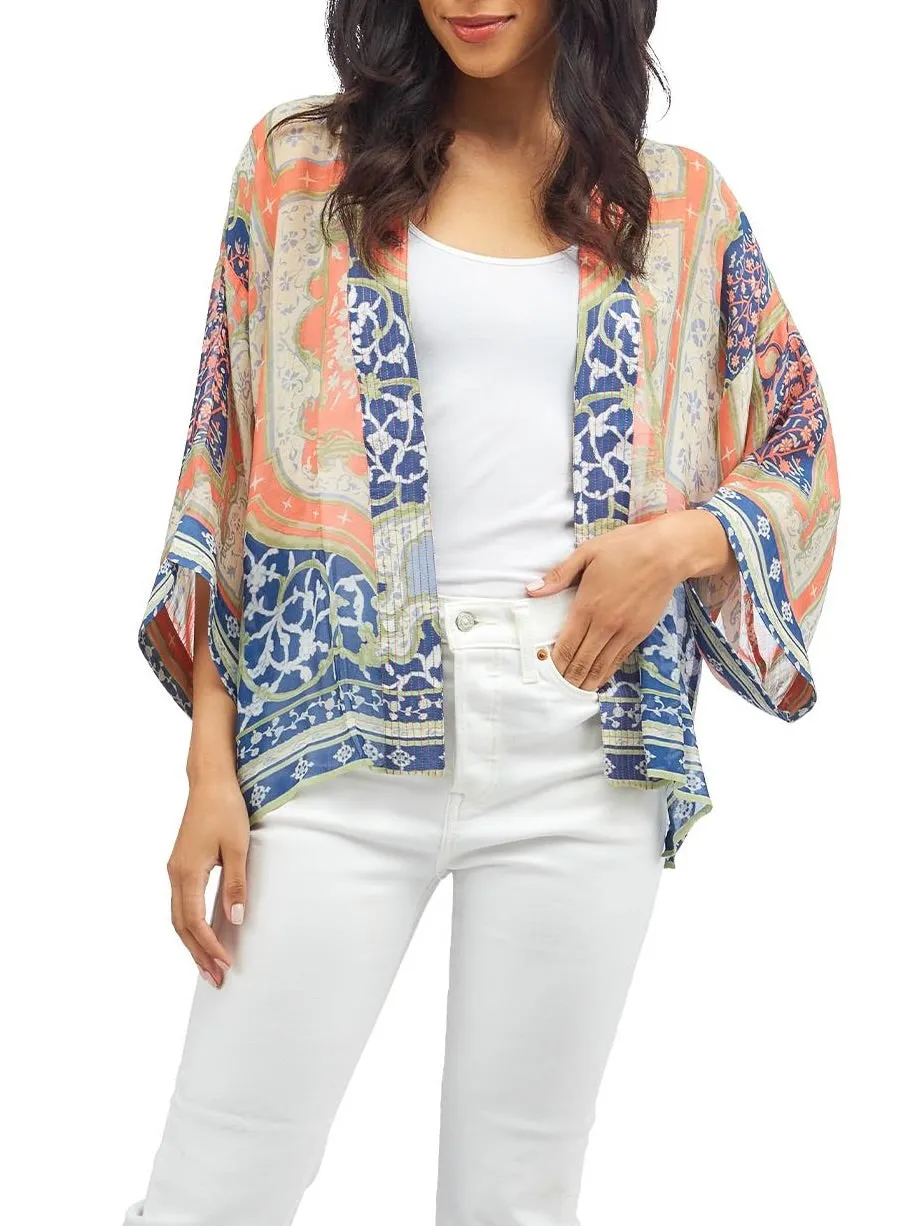 Kimono Jacket - Indian Summer Blue