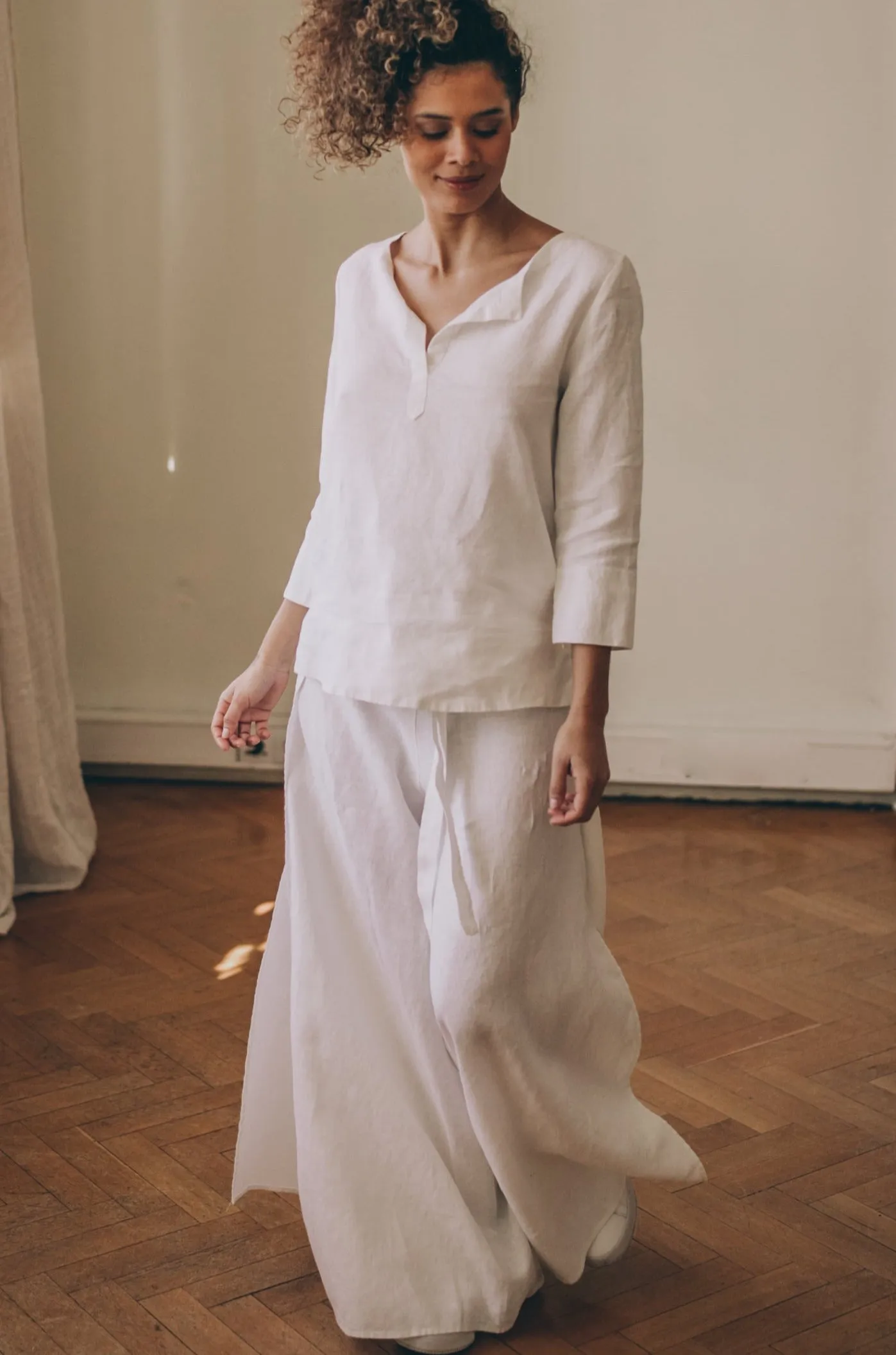 Linen Wrap Pant