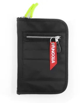 <A 001f> Fungolia MA1 Passport Holder (Black/Lime green)