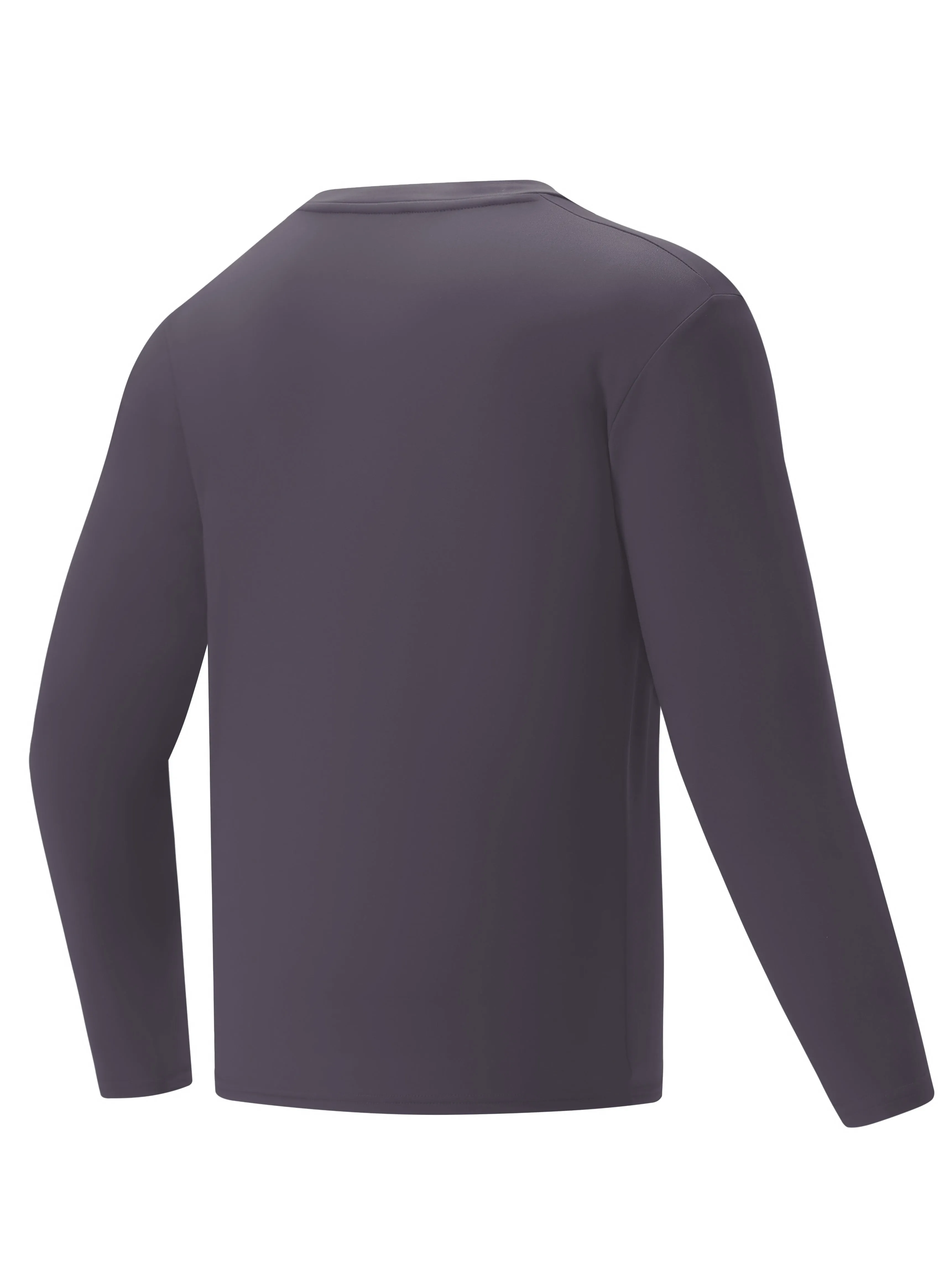 Men's Thermal Underwear Tops Crew Neck Base Layer Long Sleeve Tops Fleece Lining Bottoming Shirts