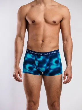 Men's Tie Dye Boxer,Blue