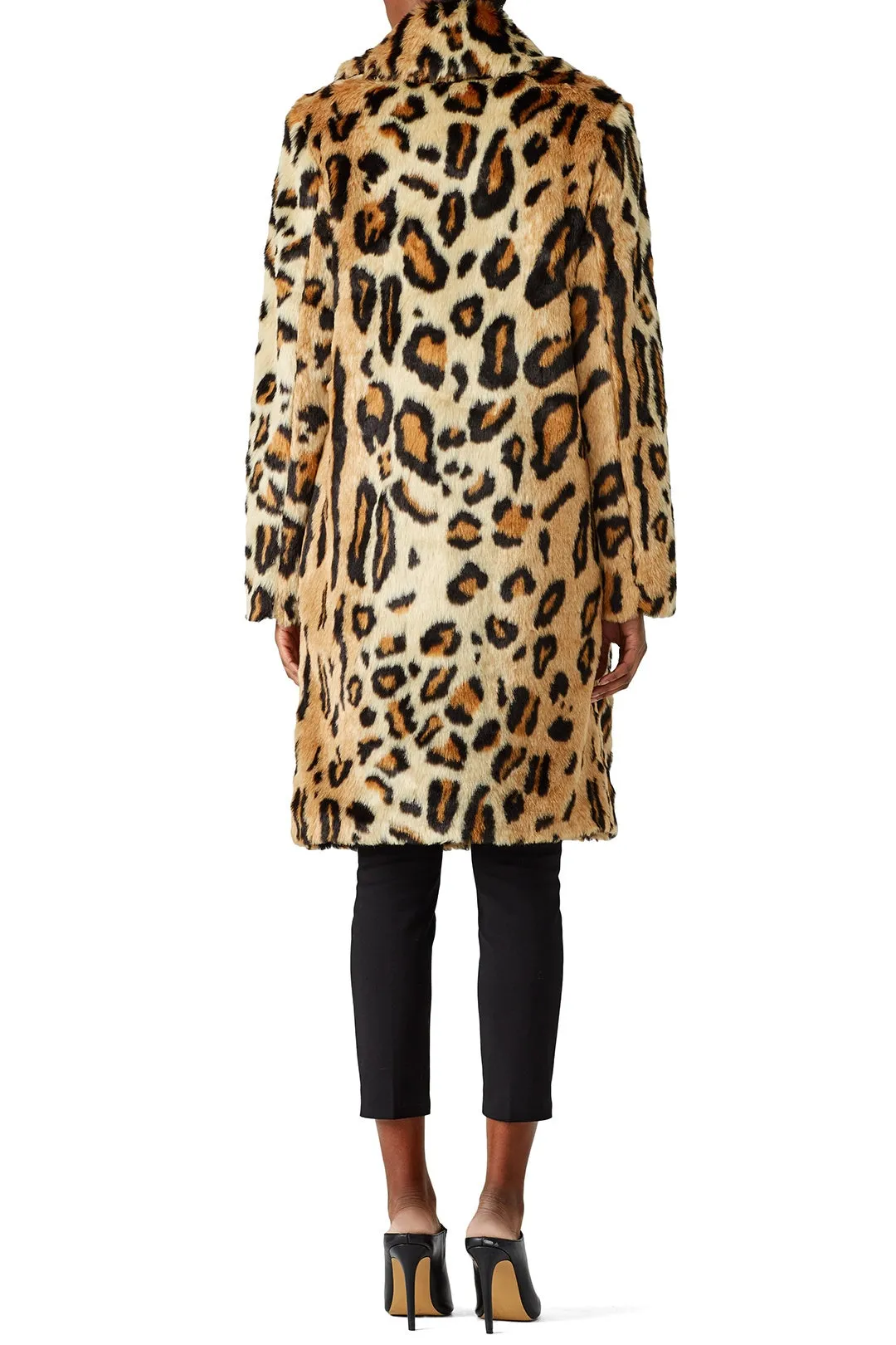 Miss Cindy Overcoat Feline Faux Fur