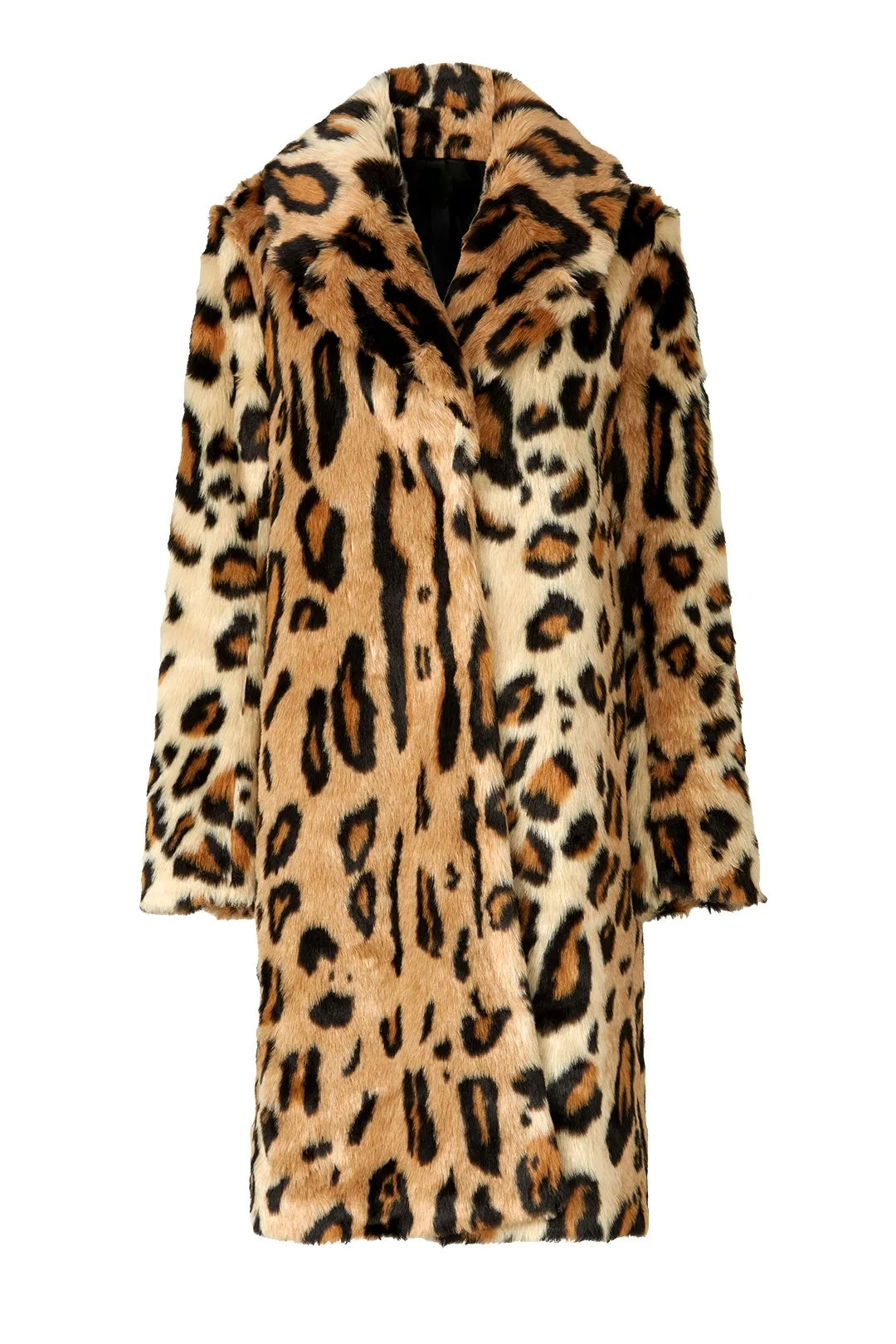 Miss Cindy Overcoat Feline Faux Fur