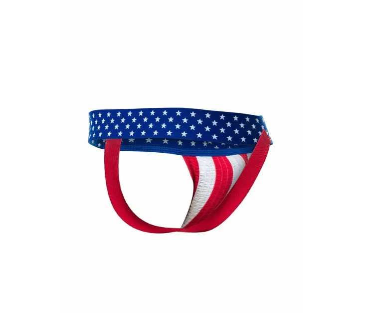 Mob USA Jock - Large (Red/Whit/Blue)