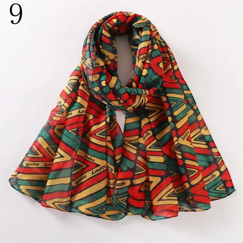 MYP019 African printed scarf