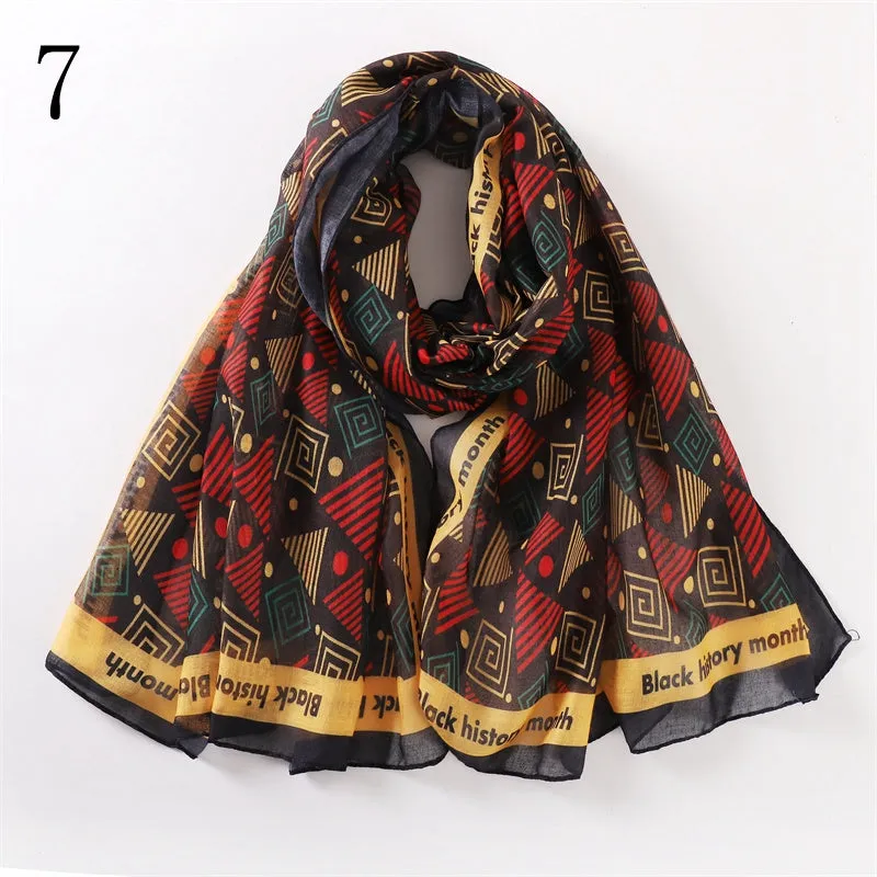 MYP019 African printed scarf