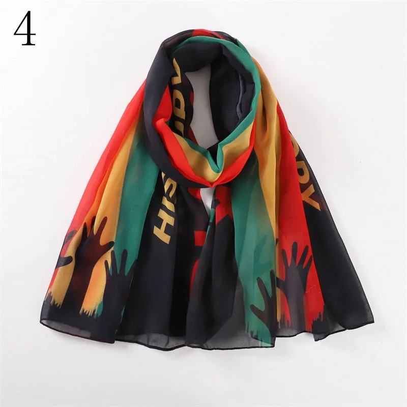 MYP019 African printed scarf