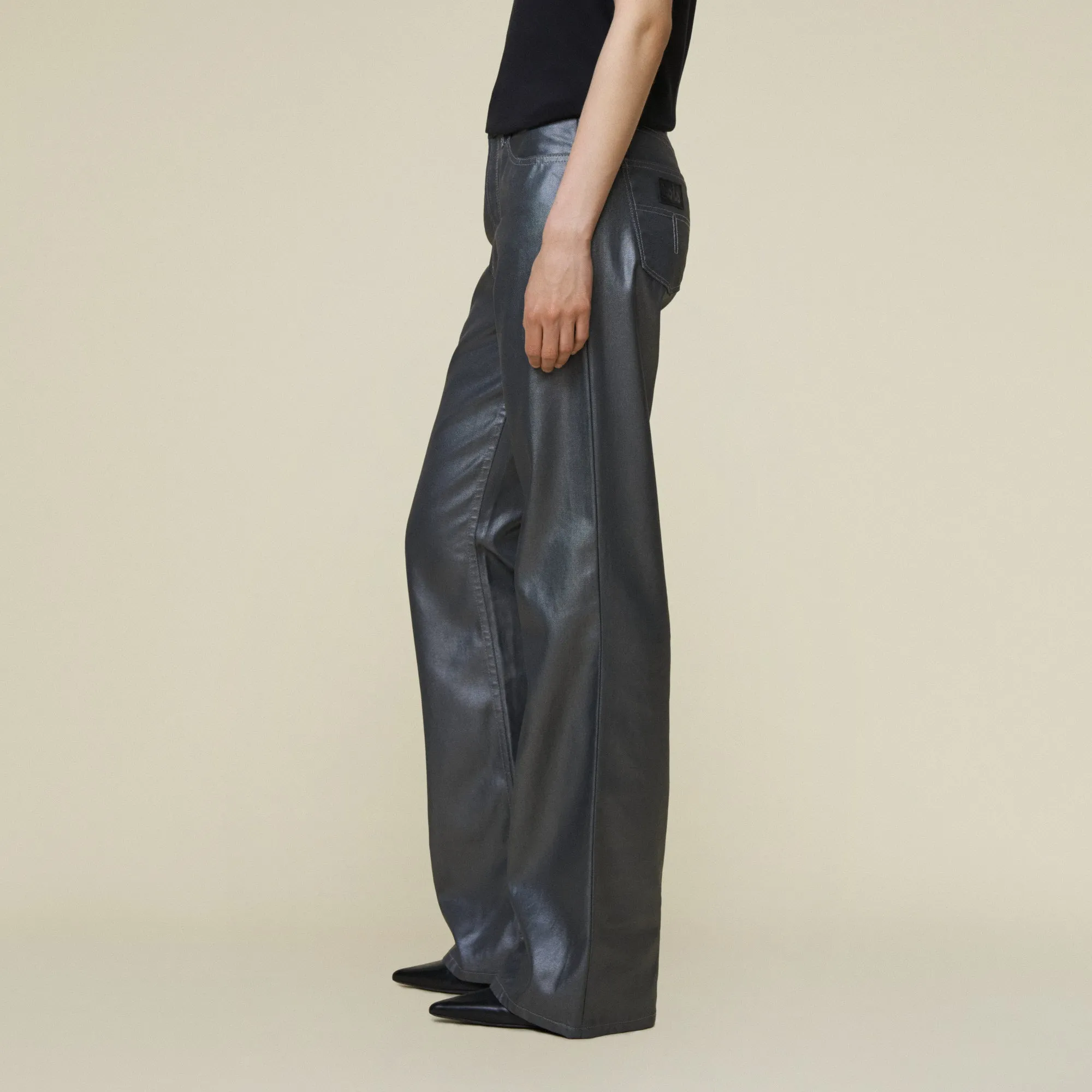 Ninette Tula Silver - High Rise Wide Fit