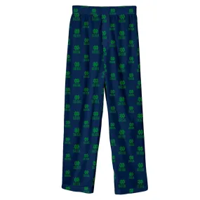 Notre Dame Irish Youth Blue/Green Pajama Pants sizes 8-20