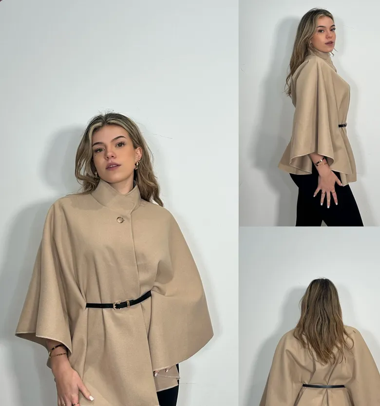 Poncho coat