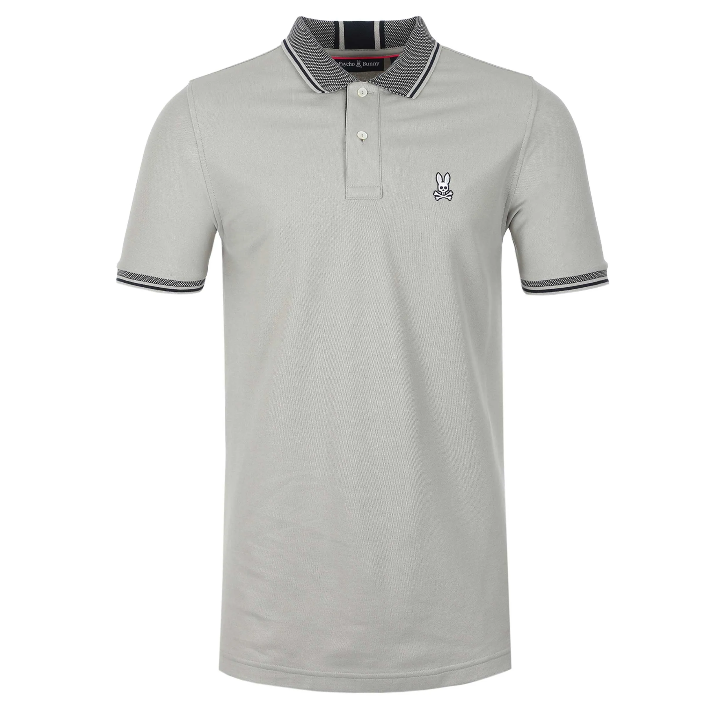 Psycho Bunny The Bradford Pique Polo Shirt in Oyster