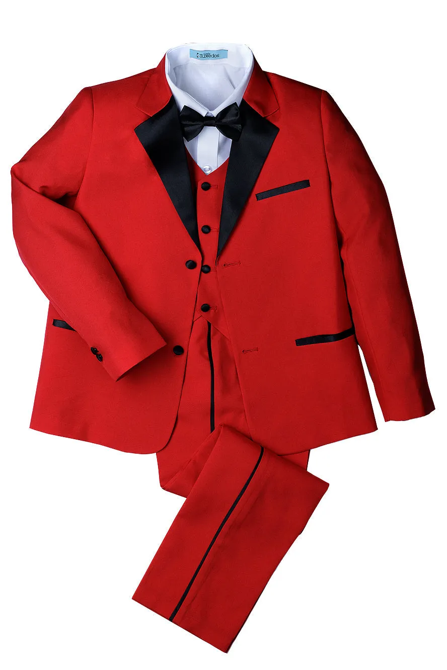 "Prodigy" Red Tuxedo (5-Piece Set)