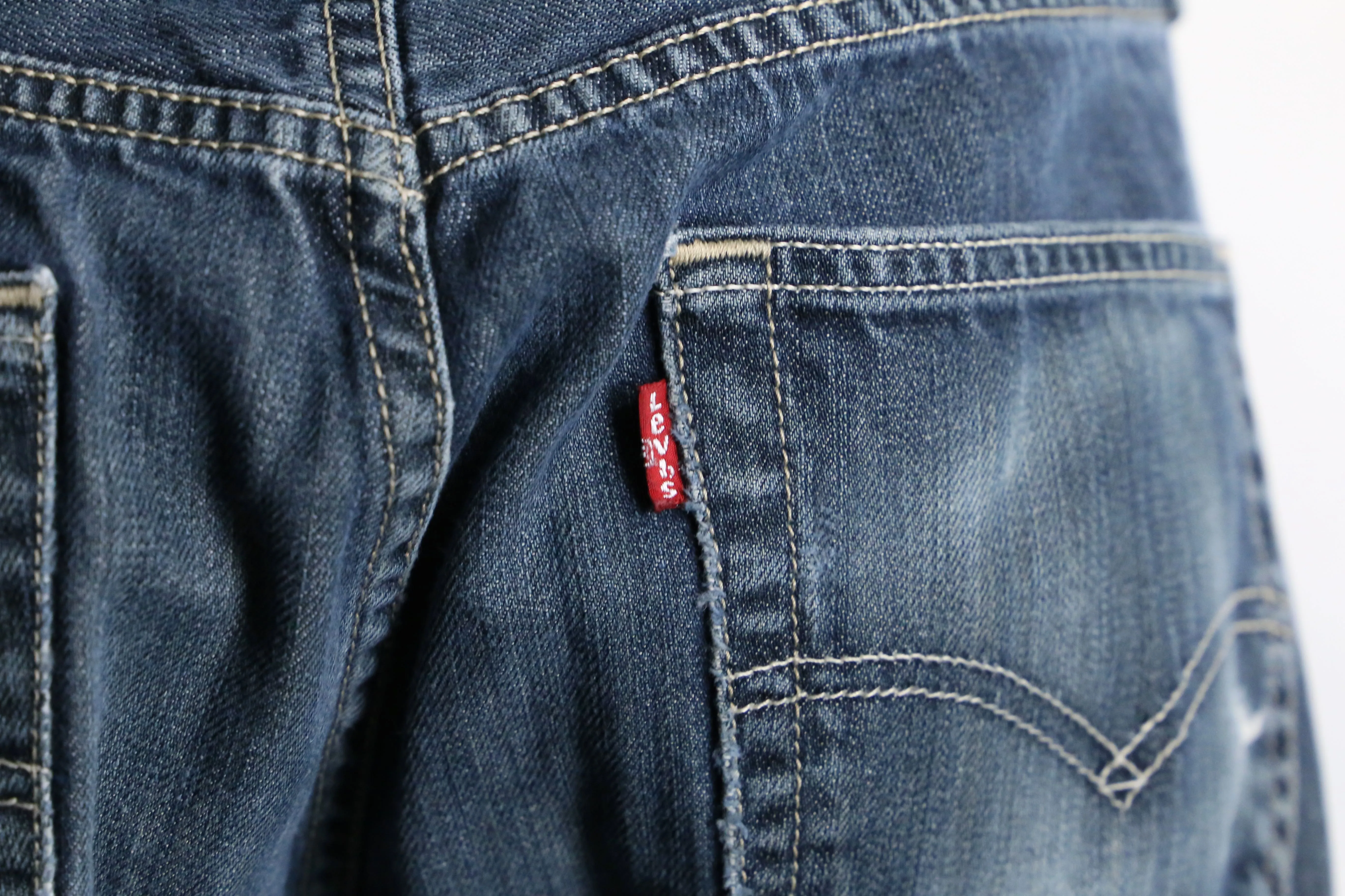 "Re:make" upside down flare denim