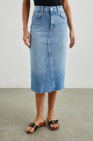 Rails - Highland Skirt in Baja Blue Raw