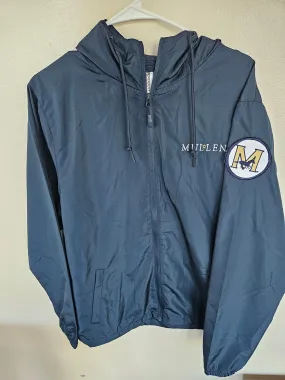 Rain Jacket with Navy Zipper