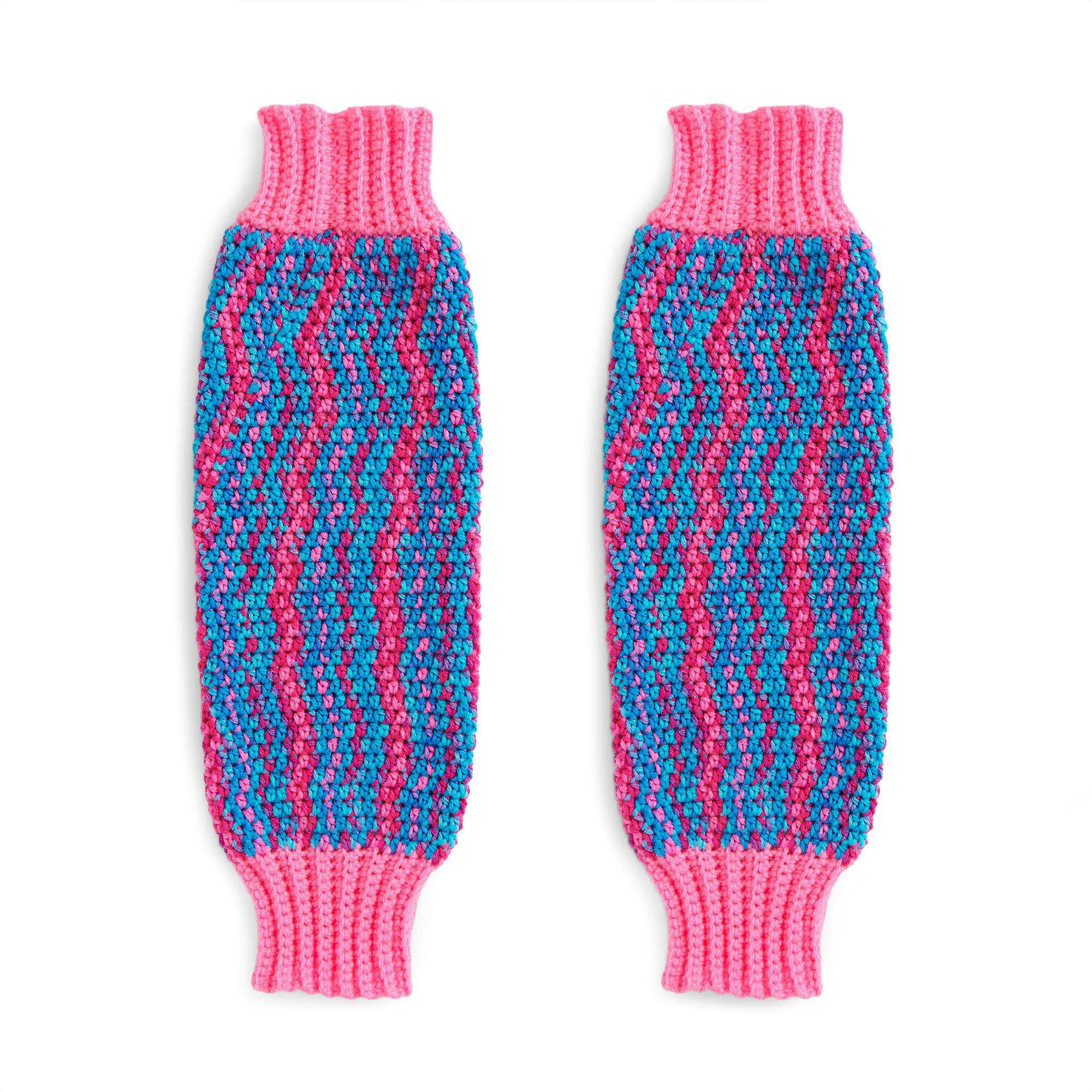 Red Heart Crochet Leg Warmers