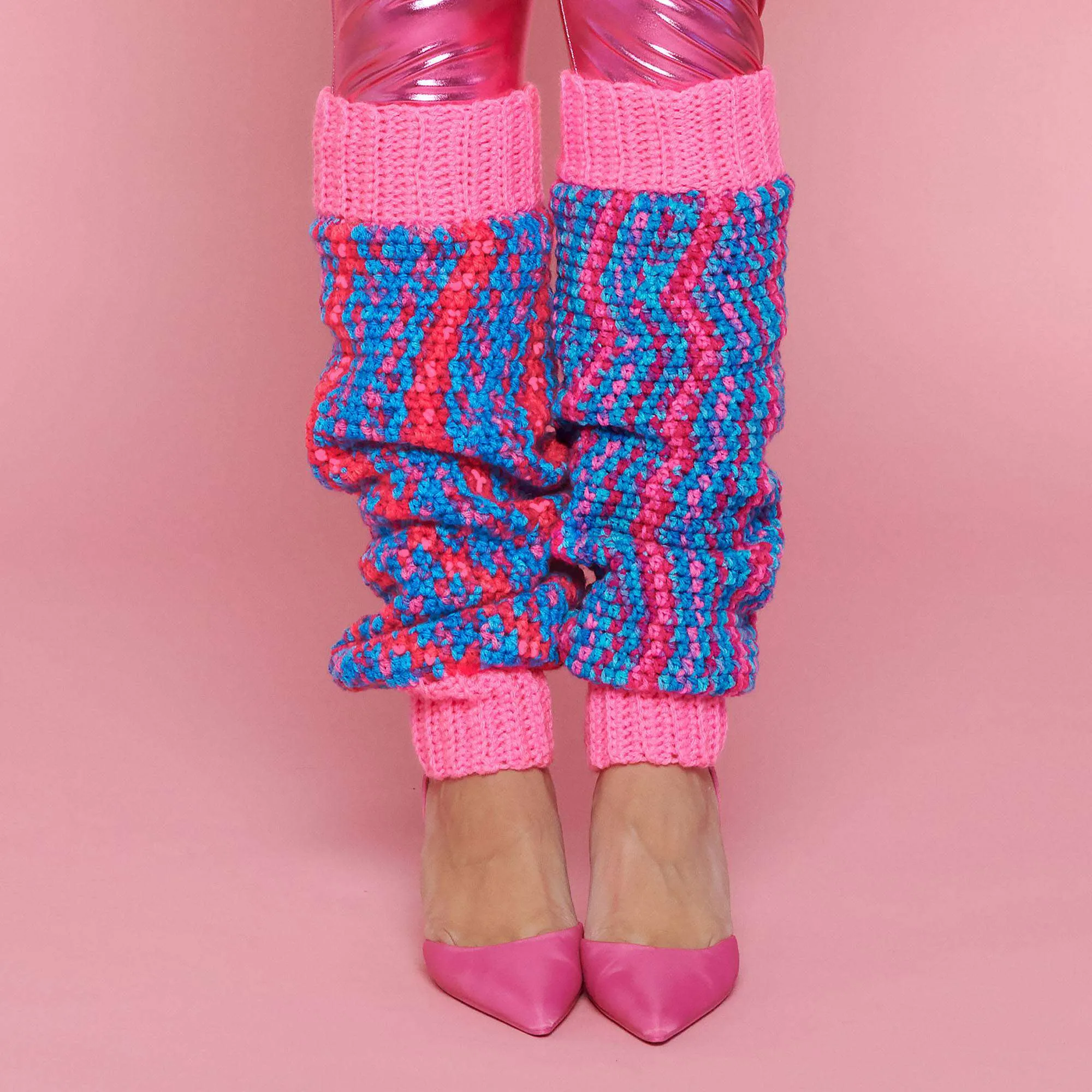 Red Heart Crochet Leg Warmers