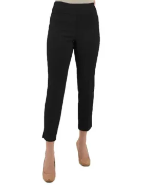 Renuar Pull On Straight Pants Black