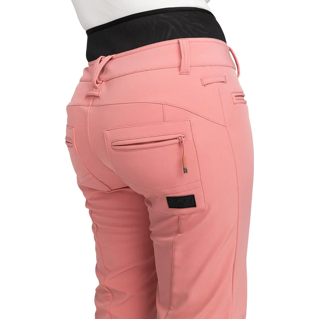 Roxy 2024 Rising High Pant - Dusty Rose