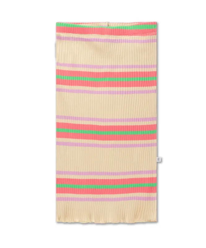 RPS Multi Striped Ribbed Tube Skirt