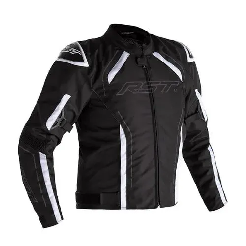 RST S-1 CE Textile Jacket - Black / Black / White