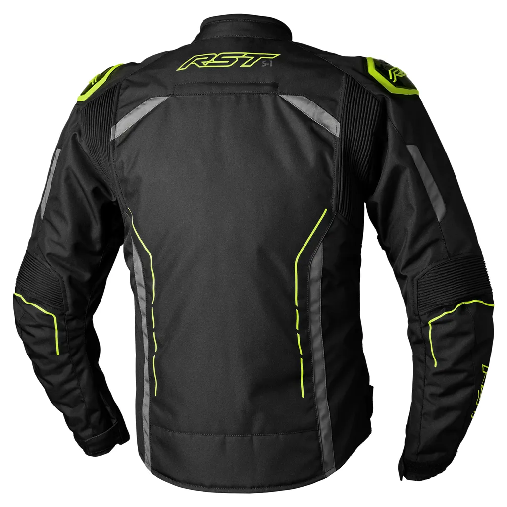 Rst S1 Ce Mens Textile Jacket Fluo Yellow