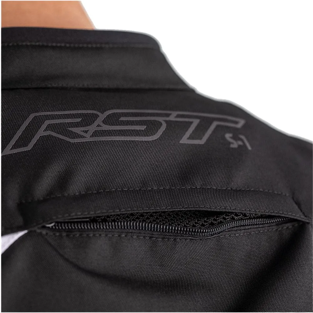 RST S1 CE Textile Jacket Black / Black / White