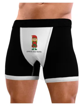 Santa's Little Helper Christmas Elf Girl Mens Boxer Brief Underwear