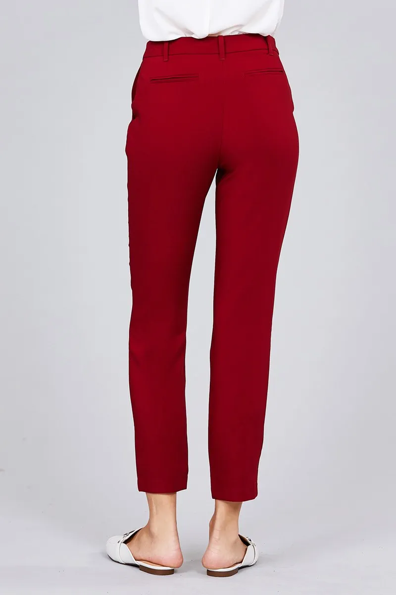 Seam Side Pocket Classic Long Pants - 2 colors