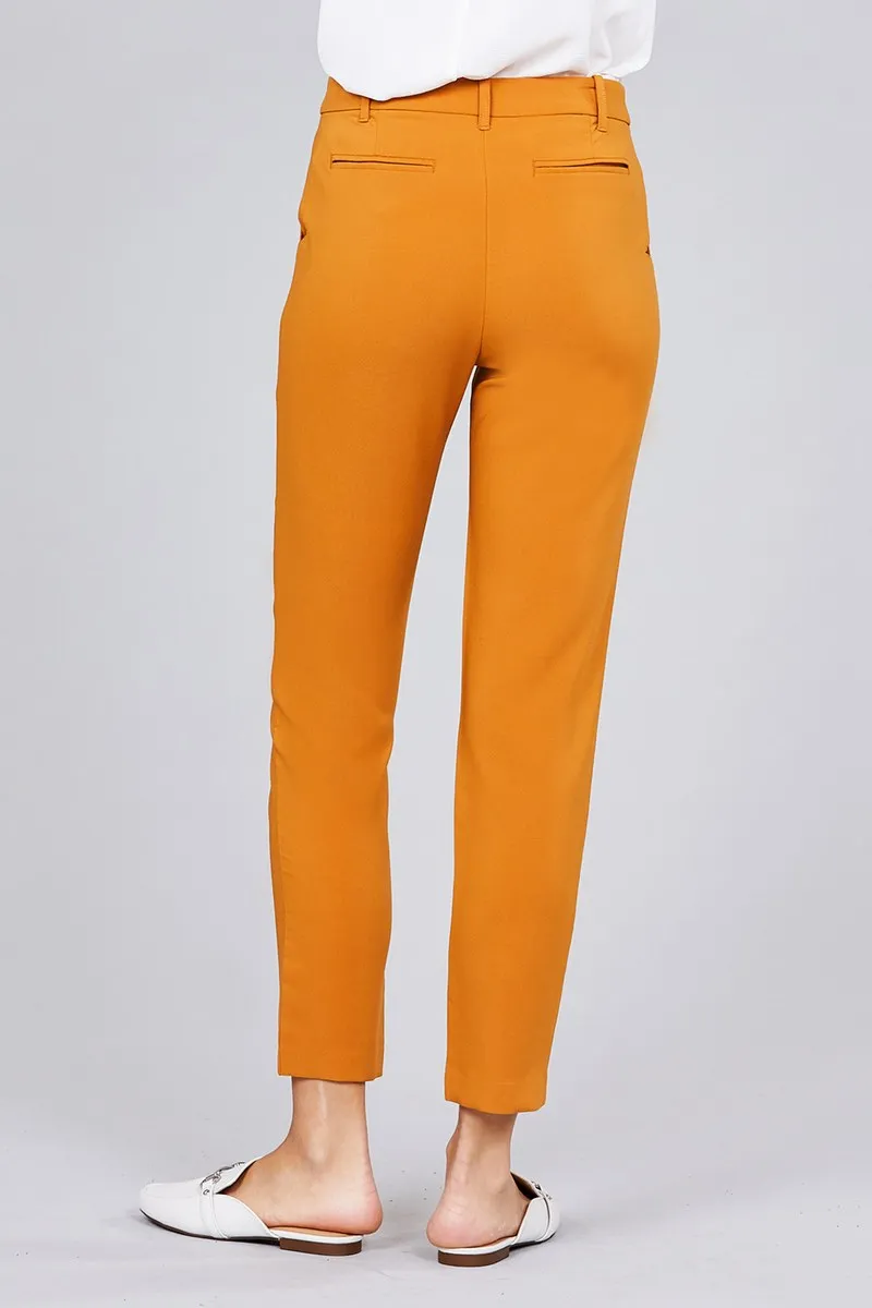 Seam Side Pocket Classic Long Pants - 2 colors