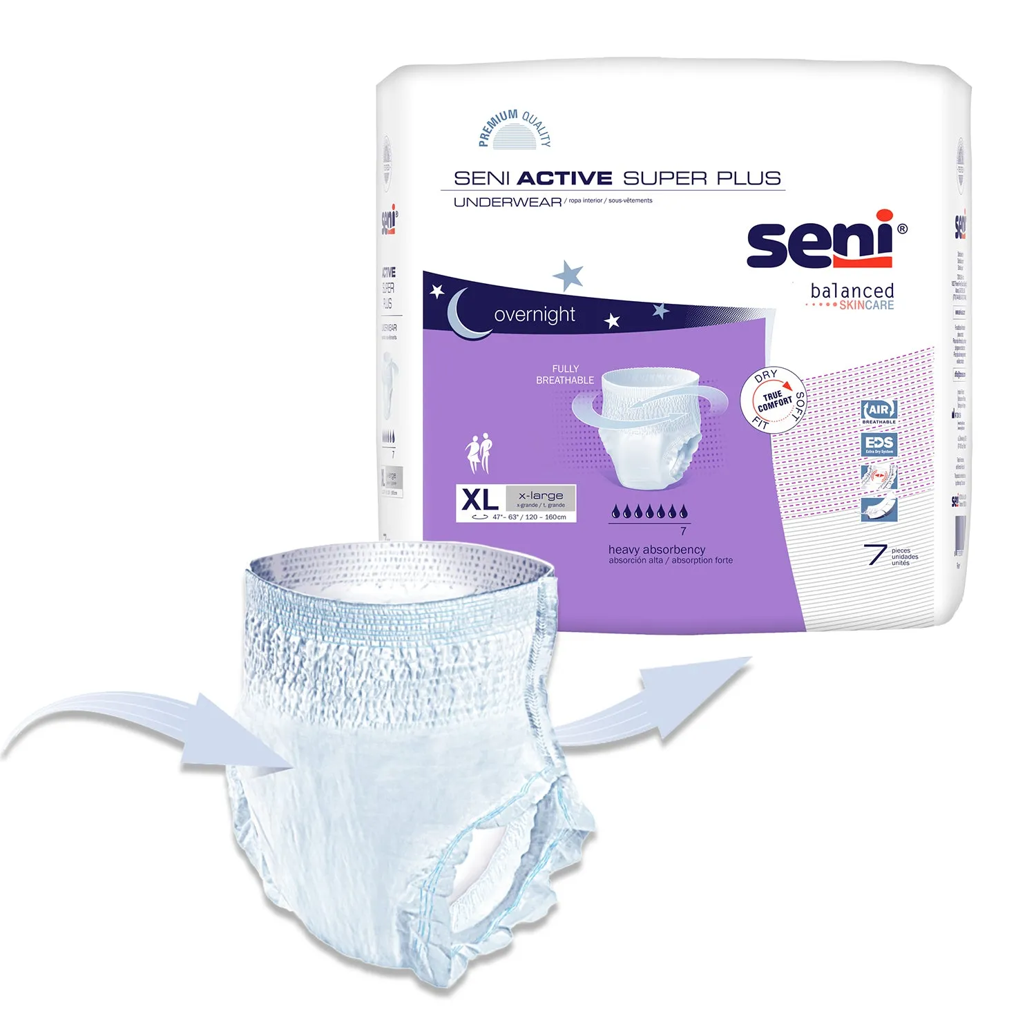 Seni Active Super Plus Underwear - Overnight Protection