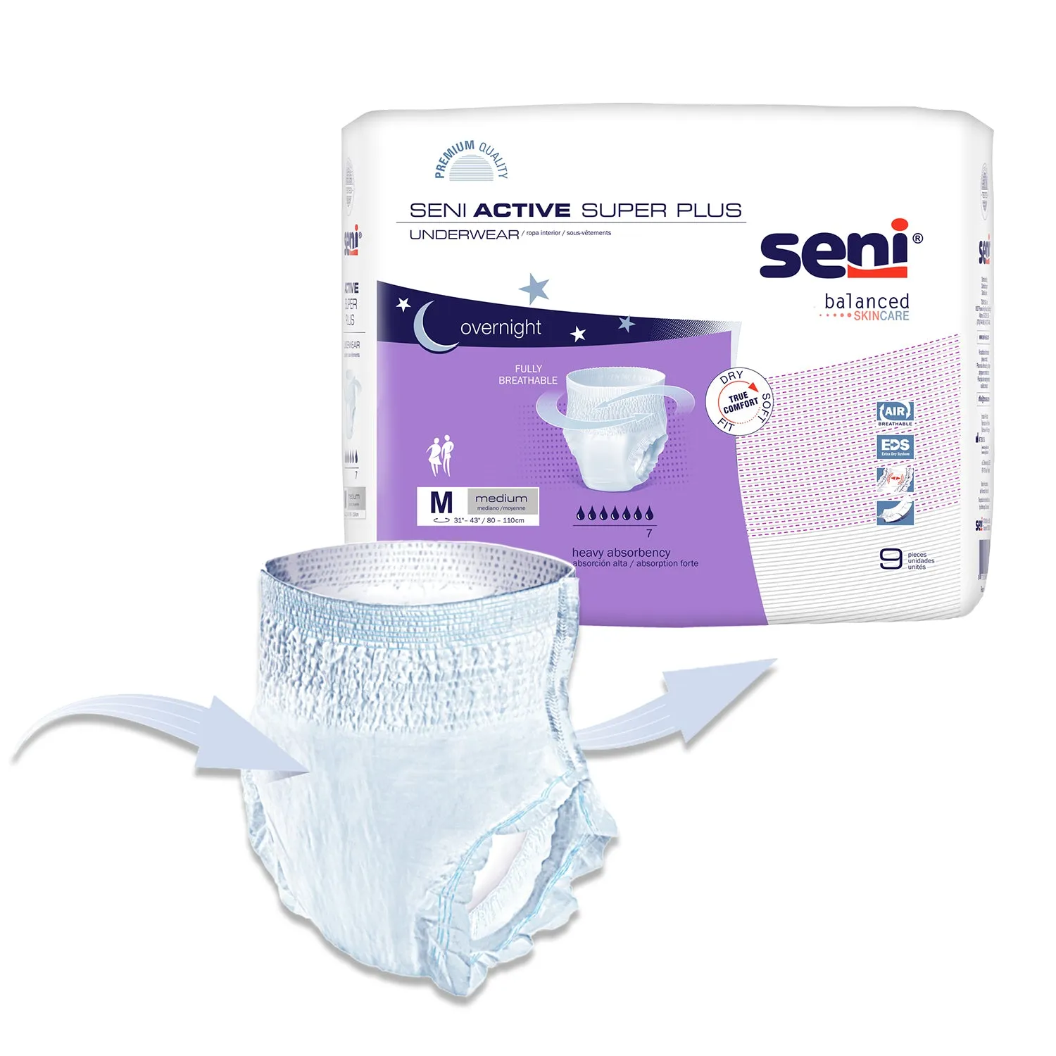 Seni Active Super Plus Underwear - Overnight Protection