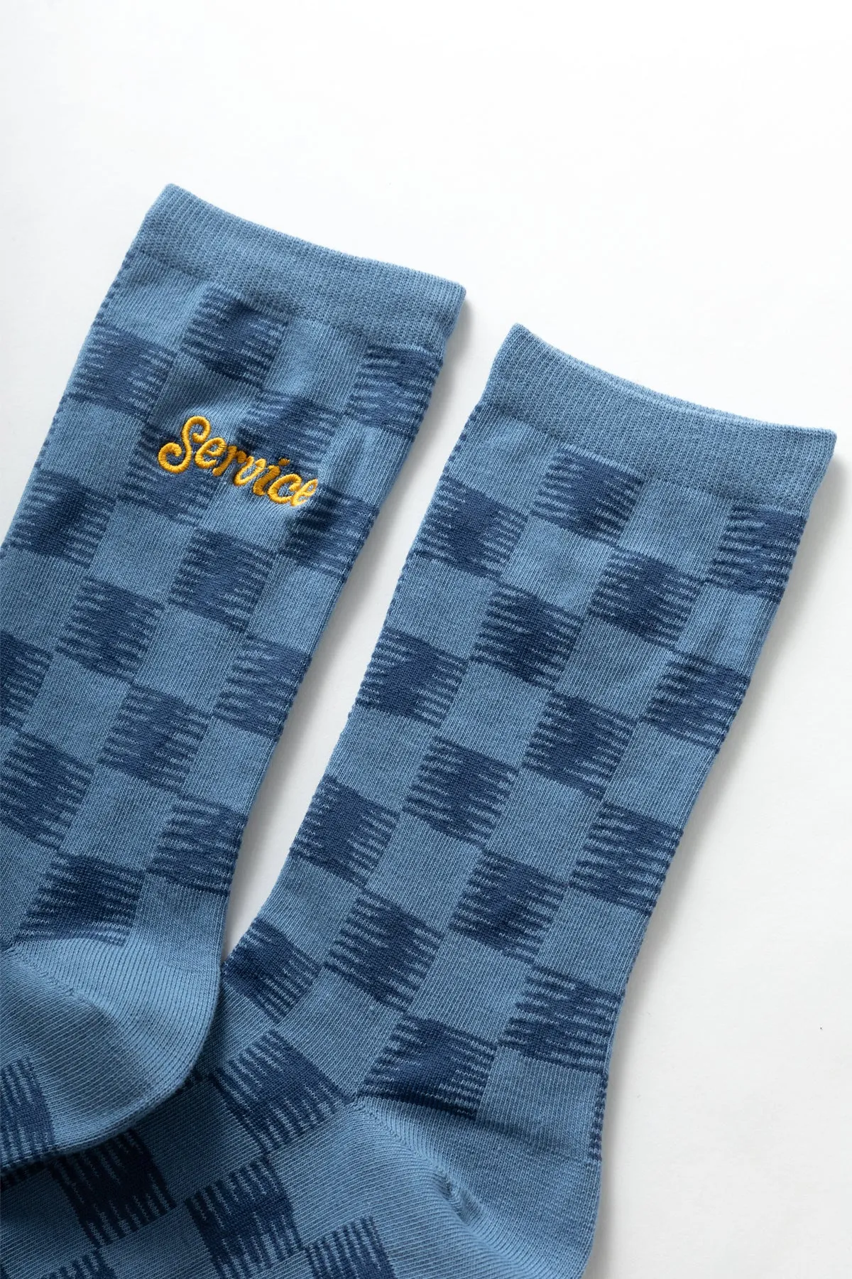 Service Works - Checker Socks - Blue